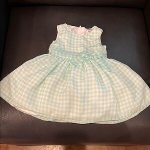 Carter's Mint Green Gingham Dress